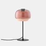 Charger l'image dans la visionneuse de galerie, Lampe de table Clinco en verre teinté, silhouette de champignon – Luminaire design polyvalent pour buffet ou table de chevet