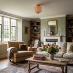 Cargar imagen en el visor de la Galería, Lámpara de techo empotrada Eloise de cristal lechoso: iluminación de acento moderna con pantalla de cristal artístico