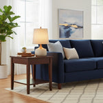 Load image into Gallery viewer, Avero Ambient Table Lamp with Artistic Ribbed Fabric Surface for Sofa Side Table and Desk
