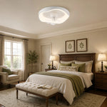 Cargar imagen en el visor de la Galería, Ceiling fan light installed in a modern bedroom