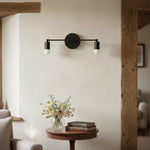 Cargar imagen en el visor de la Galería, Lámpara de baño industrial Mobilux Line - Aplique de pared minimalista - Accesorio elegante