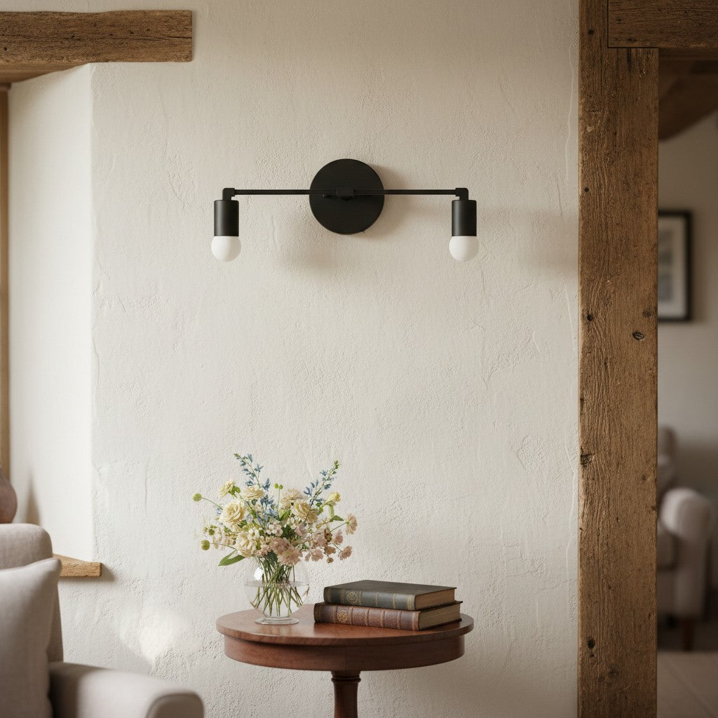 Lámpara de baño industrial Mobilux Line - Aplique de pared minimalista - Accesorio elegante