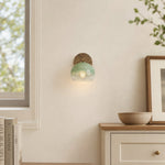 Charger l'image dans la visionneuse de galerie, Auruca Globe Wall Light Bellflower Inspired Shape - Minimalist Metal Glass Sconce for Living Room