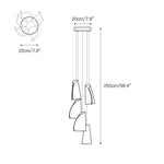 Load image into Gallery viewer, 21 Thin Porcelain Pendant Lamp