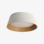 Charger l'image dans la visionneuse de galerie, Lampe Plafonnier Moderne à Abat-Jour Cannelé Texturé Ribravo - Lampe Minimaliste Moderne pour Salon
