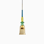 Load image into Gallery viewer, Hand Blown Glass Pendant Lamp - Colorful Candy Iron Mixed Color Indoor