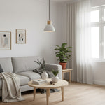 Load image into Gallery viewer, Cerawooda Modern Pendant Light - Clean Circle Silhouette for Living Area