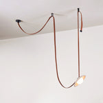 Charger l'image dans la visionneuse de galerie, Lampe suspendue Light Rail en cuir