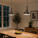 Cargar imagen en el visor de la Galería, Bauhaus chrome dome pendant light