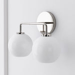 Load image into Gallery viewer, Selvion Art-Glass Globe Wall Sconce – Elegant Modern Wall Light for Bathrooms, Halls & Living Spaces