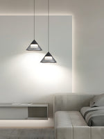 Load image into Gallery viewer, Cone Glass Pendant Light – Modern Conical Design for Kitchen & Dining Spaces