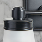 Load image into Gallery viewer, Derlina Glass Cone Wall Sconce - Modern Frosted Glass Shade Lighting