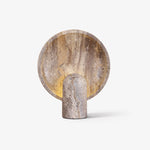 Load image into Gallery viewer, Wabi-sabi Style Eclipse Stone Travertine Table Lamp M03