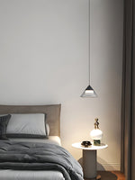 Load image into Gallery viewer, Cone Glass Pendant Light – Modern Conical Design for Kitchen & Dining Spaces