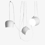Charger l'image dans la visionneuse de galerie, Lampe suspendue moderne réglable minimaliste Axiomorna - Luminaire LED élégant pour tout espace N02