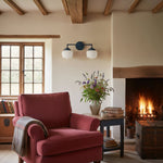 Cargar imagen en el visor de la Galería, Pantalla elegante de cristal opalino con luz ambiental suave para una iluminación con estilo en baños y pasillos.