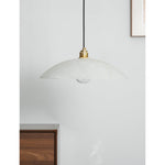 Load image into Gallery viewer, Alabaster Dome Pendant Light