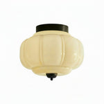 Charger l'image dans la visionneuse de galerie, Plafonnier encastré Eloise en verre laiteux – Éclairage d'accentuation moderne avec abat-jour en verre artistique