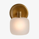 Cargar imagen en el visor de la Galería, Aplique de Pared de Vidrio Esmerilado Lirra Minimalista Moderna - Iluminación para Tocador de Baño