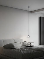 Load image into Gallery viewer, Cone Glass Pendant Light – Modern Conical Design for Kitchen & Dining Spaces