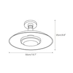 Charger l'image dans la visionneuse de galerie, Plafonnier panneau plat style couvercle de casserole