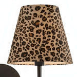 Bild in Gallery-Viewer laden, Luvora Klassische Leopardenschirm Wandleuchte - Vintage Stil für Schlafzimmerbeleuchtung