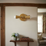 Bild in Gallery-Viewer laden, Pyralis Cone Art Deco Wandleuchte – Moderne Metall Schminklicht, Vertikale oder Horizontale Montage