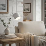 Charger l'image dans la visionneuse de galerie, Lampe suspendue moderne réglable minimaliste Axiomorna - Luminaire LED élégant pour tout espace N02