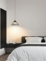 Load image into Gallery viewer, Cone Glass Pendant Light – Modern Conical Design for Kitchen & Dining Spaces