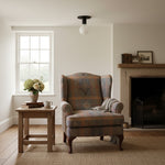 Bild in Gallery-Viewer laden, Glorica Glas Industrieller Metallrahmen Wandlampe – Minimalistische große Glühbirnen-Wandlampe für Wohnzimmer