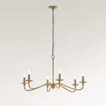 Load image into Gallery viewer, Rowan Classic 6 Candle Chandelier - Traditional Candle Style Lighting