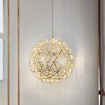 Load image into Gallery viewer, Silver Spark Ball Pendant Light