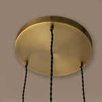 Charger l'image dans la visionneuse de galerie, Suspension en Verre Artistique Aridia en Forme de Feuilles de Palmier pour Couloir Cuisine et Salon