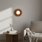 Load image into Gallery viewer, Nordic Minimalist Natural Wood LED Wall Light