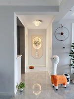 Cargar imagen en el visor de la Galería, Lámpara de techo con flores color crema