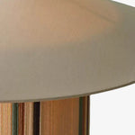 Load image into Gallery viewer, Close detail of woven thread pendant lamp shade