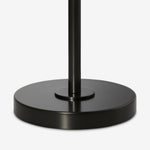 Cargar imagen en el visor de la Galería, Lámpara de mesa delgada de transición Ruffmeto: iluminación con pantalla escultural para sala de estar o dormitorio