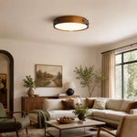 Bild in Gallery-Viewer laden, Walnut Full Spectrum Flush Mount Ceiling Light