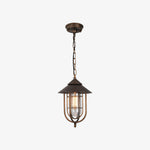 Charger l'image dans la visionneuse de galerie, Patnox Outdoor Glass Pendant Lamp - Rust Bronze finish