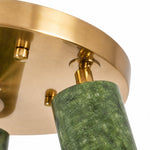 Load image into Gallery viewer, W-3433 natural jade flush mount ceiling light image 17