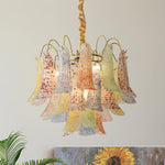 Load image into Gallery viewer, Mazzega Murano Glass Chandelier