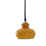 Bild in Gallery-Viewer laden, Lunea Nordische Verstellbare Retro Creme Glas Pendelleuchte