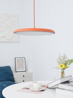 Load image into Gallery viewer, Macaron Pendant Light – Slim Metal Saucer Fixture