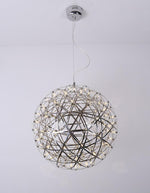 Load image into Gallery viewer, Silver Spark Ball Pendant Light