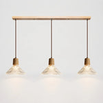 Cargar imagen en el visor de la Galería, Rustic Woven Rope Glass Pendant Light Collection
