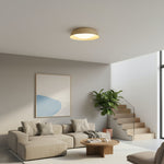 Charger l'image dans la visionneuse de galerie, Lampe de plafond Bambori style Japandi en bambou texturé - Lumière d'accent naturelle pour salon