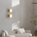Bild in Gallery-Viewer laden, Zylindrische Alabaster Wandleuchte