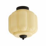 Load image into Gallery viewer, Eloise Flush Mount Milk Glass Ceiling Light – Modern Accent Lighting with Artistic Glass Shade