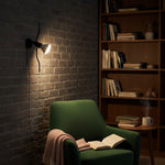 Cargar imagen en el visor de la Galería, Lámpara de Techo Ajustable con Múltiples Cabezas Fluxo – Lámpara de Pie Lineal Minimalista para Sala de Estar o Comedor N37