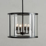 Load image into Gallery viewer, Ferrix Glass Outdoor Pendant Light - Industrial Front Porch Lighting